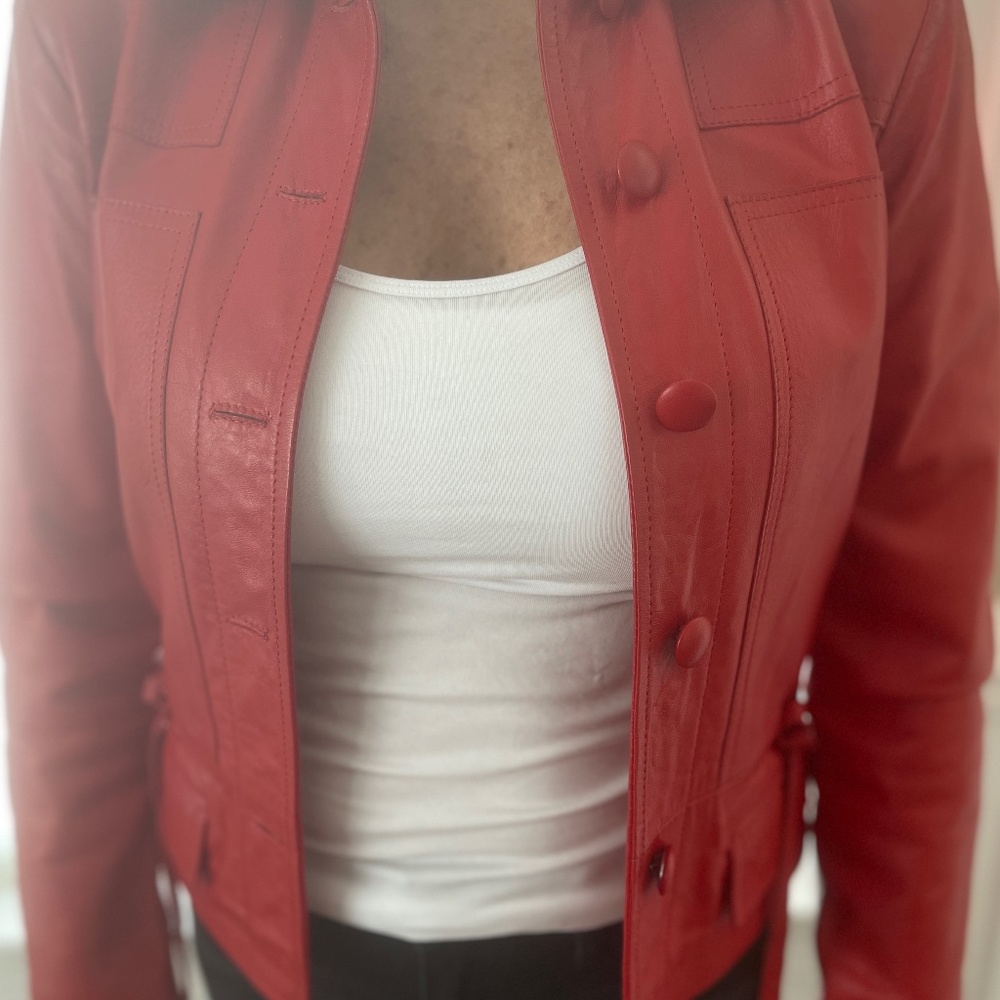 Leather jacket